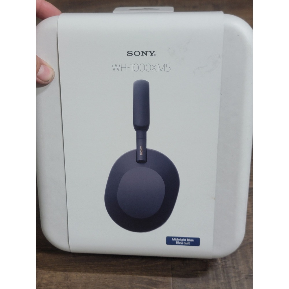 Sony WH-1000XM5 Wireless Noise Canceling Headphones Midnight Blue WH1000XM5/LM